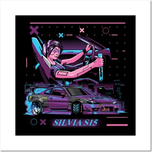 Nissan Silvia s15 Posters and Art